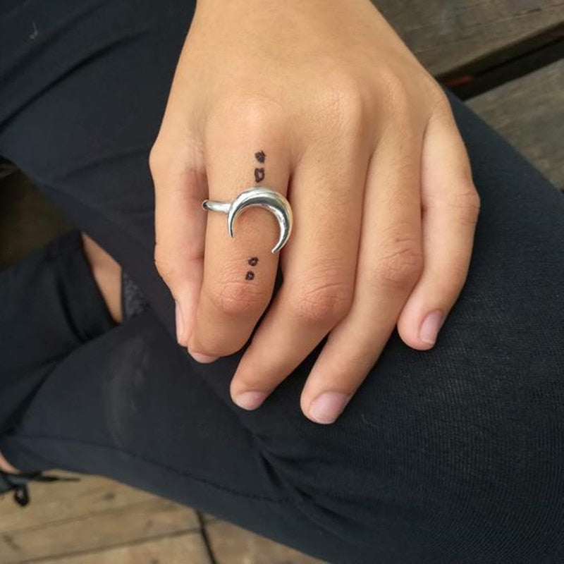 Bague séléné Déesse de la lune