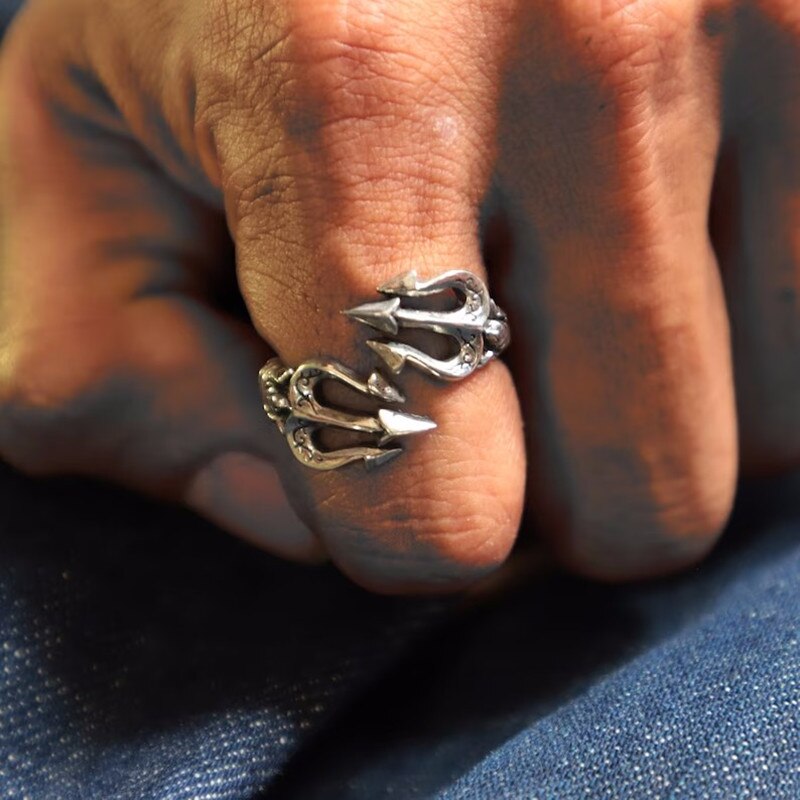 Bague trident Poséidon