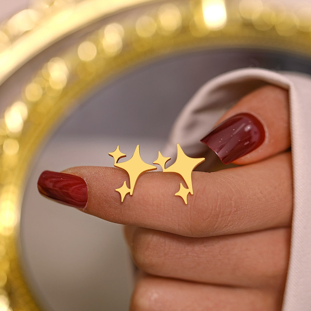 Boucle d'oreille Astéria Déesse grecque