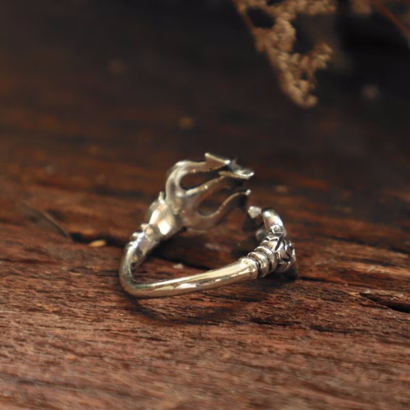 Bague trident Poséidon