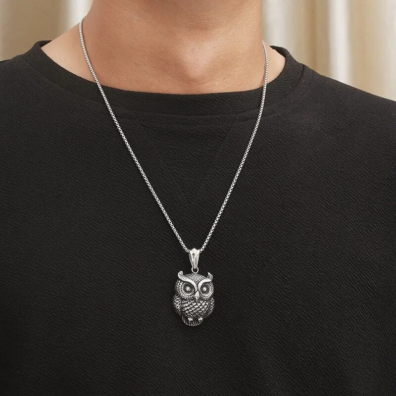 Owl Pendant<br> Athena