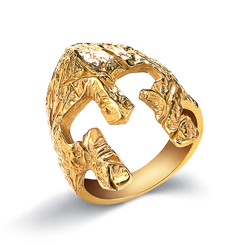 Bague Roi de sparte Casque Sparte
