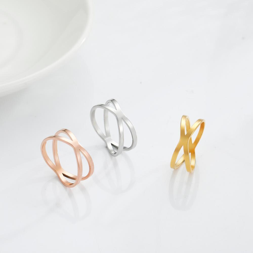Bague double anneau Déesse grecque