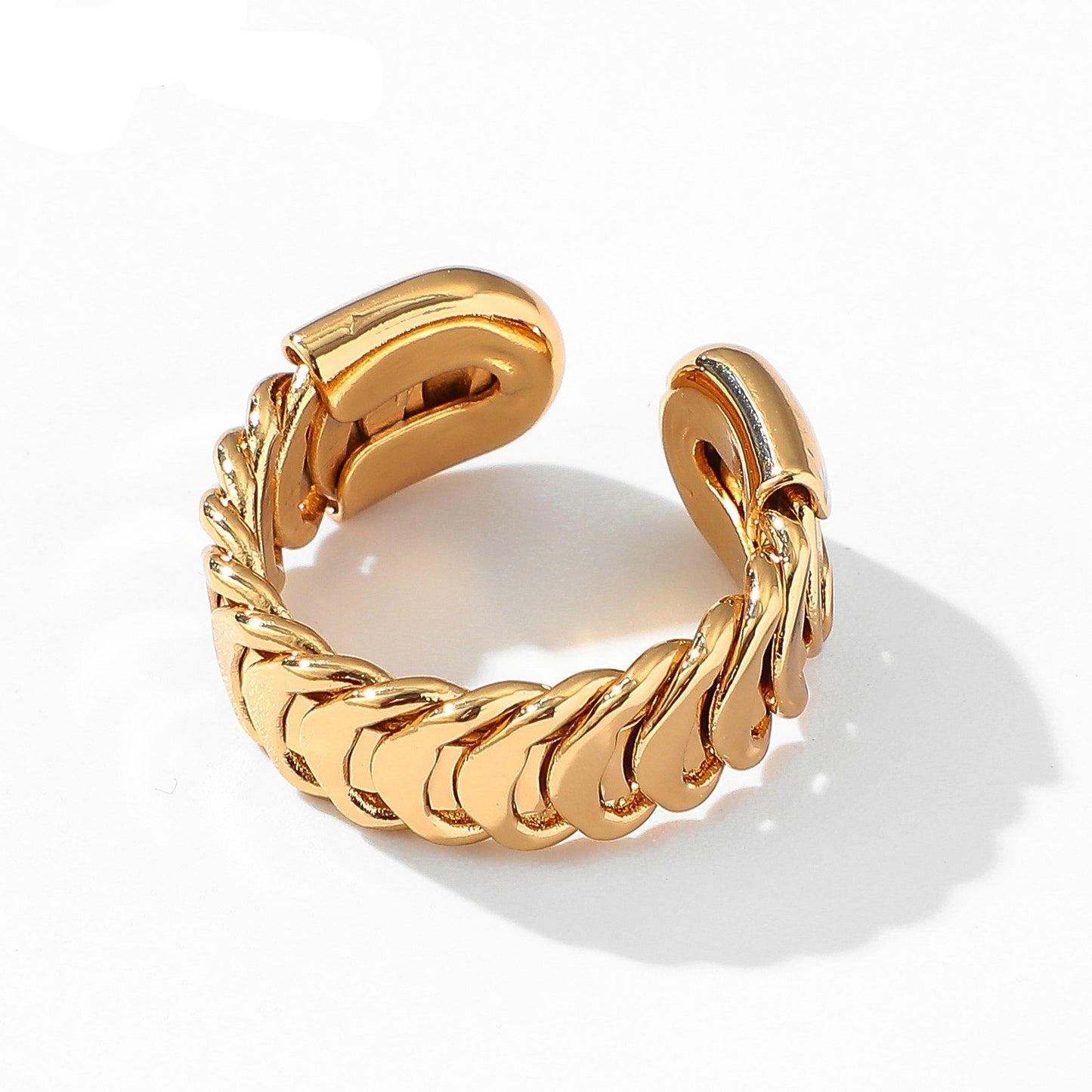 Bague Grec chaine en or