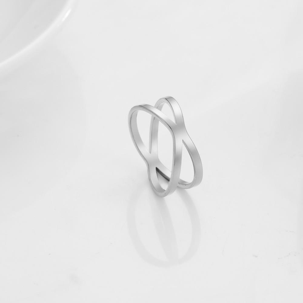 Bague double anneau Déesse grecque