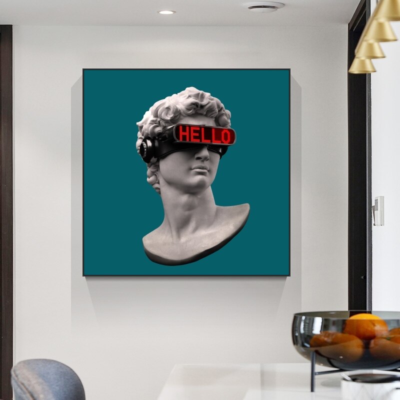 Tableau David Futuriste