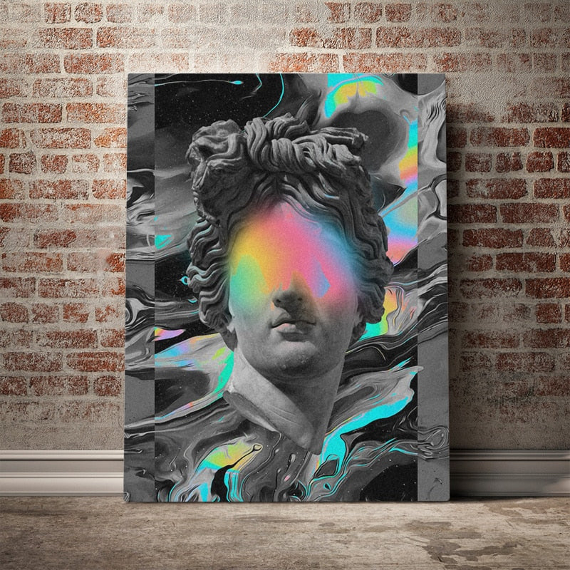 Tableau d'Héra Sculpture coloré