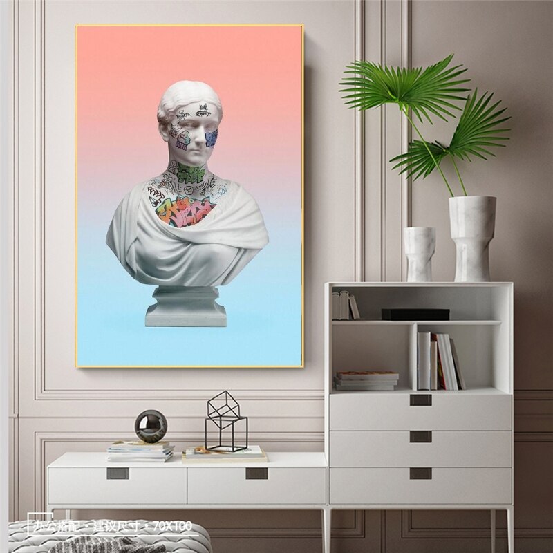 Tableau Séléné Graffiti