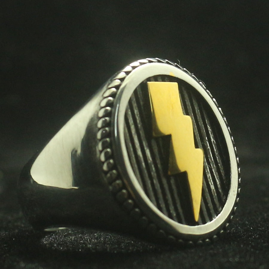 Bague Zeus la foudre