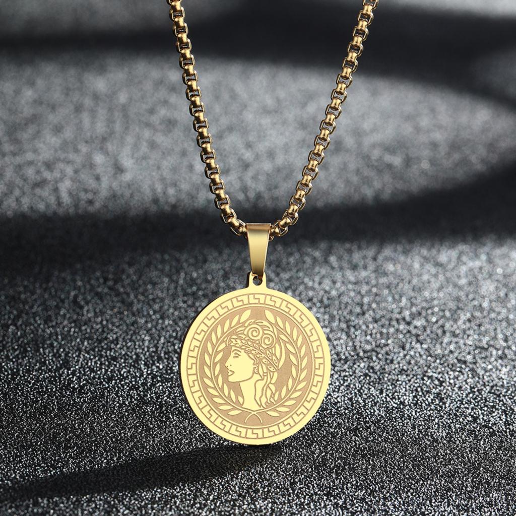 Pendentif Athéna Déesse de la guerre stratégie