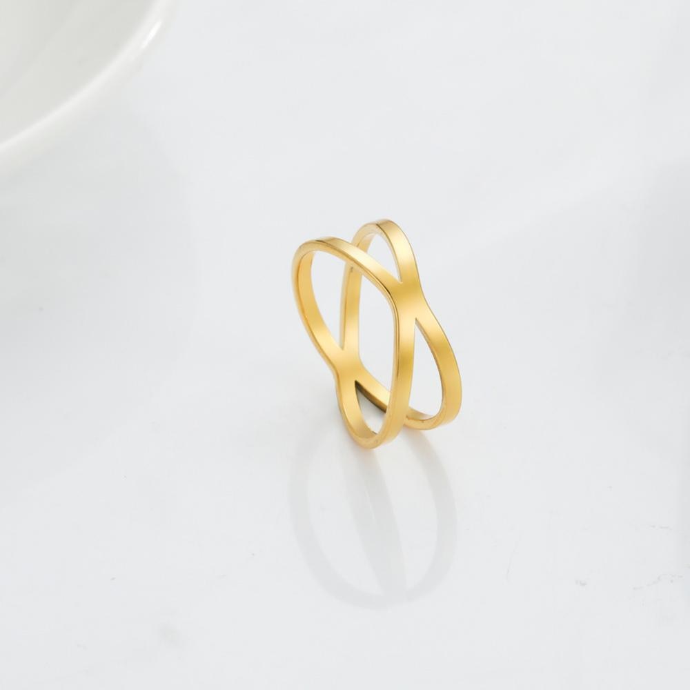 Bague double anneau Déesse grecque