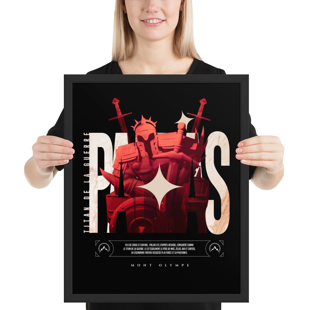 Poster Encadré Pallas Titan de la guerre