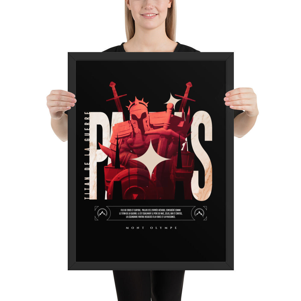Poster Encadré Pallas Titan de la guerre