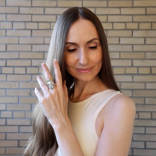 Bague Couronnée Zeus roi des dieux