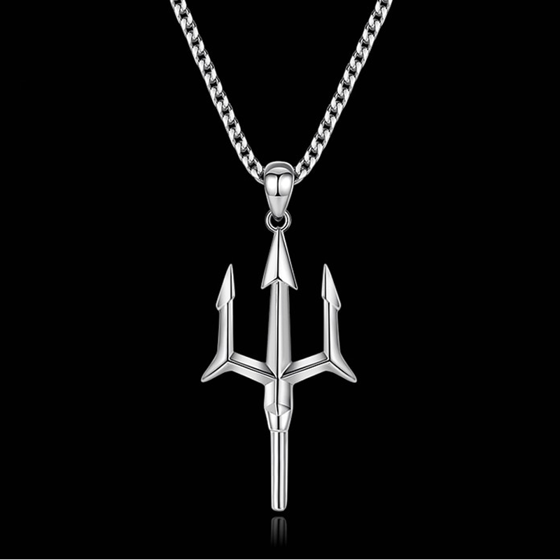 Poseidon pendant<br> Trident of the Ocean God
