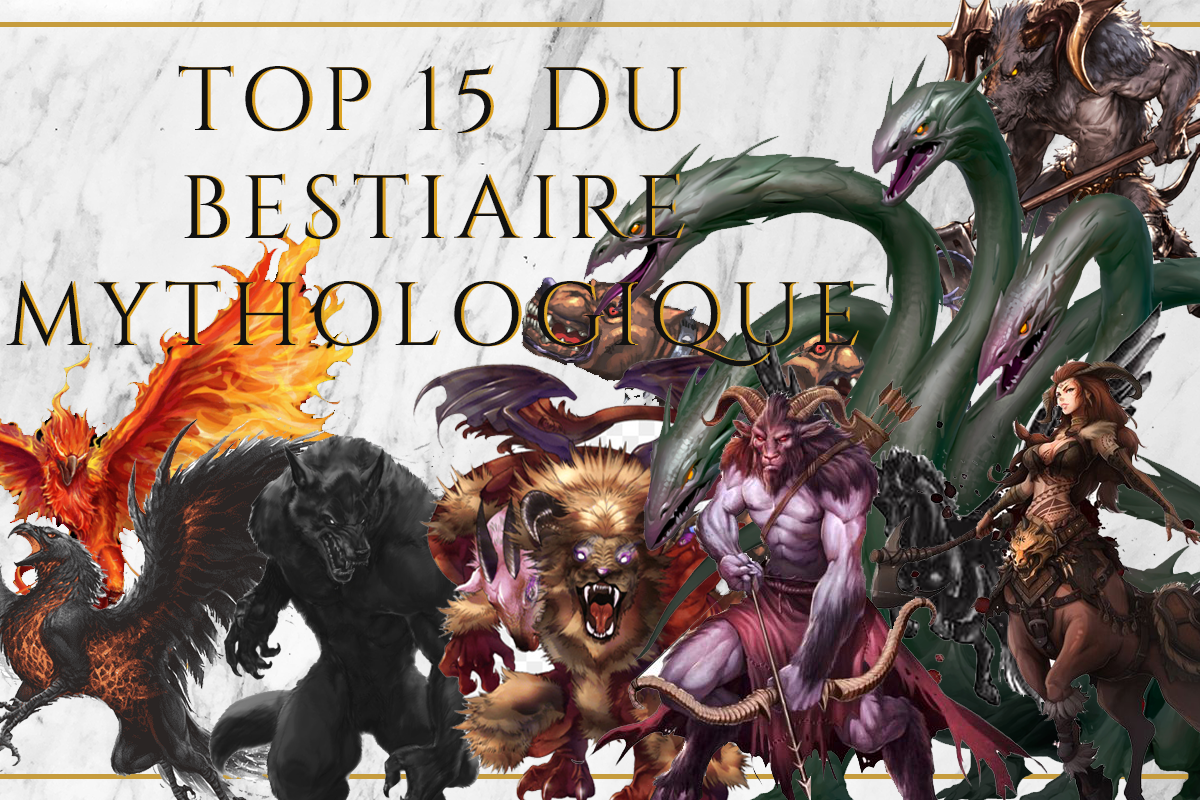 Top 15 du bestiaire des créatures mythique de la mythologie grecque