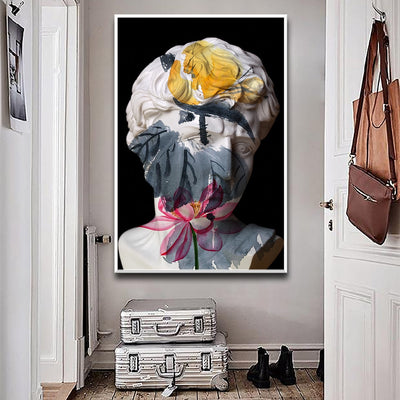 Tableau de David <br> Fleurs