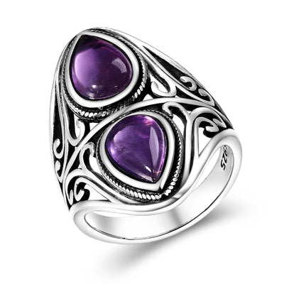 Bague Lachésis <br> Moire divinité du destin