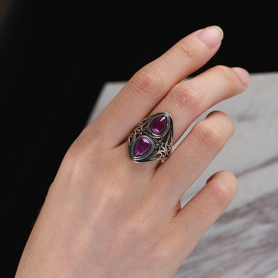 Bague Lachésis <br> Moire divinité du destin