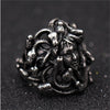 Gorgon Medusa Ring<br> Snake Braid