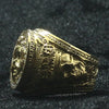 Gold Medusa Ring<br> Greek mythology
