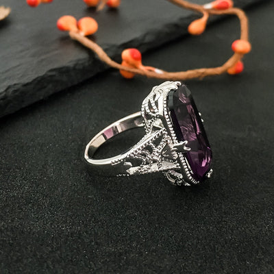 Bague Atropos <br> Moire divinité du destin