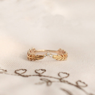 Bague Grec <br> Couronne Triomphale