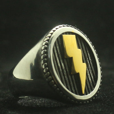 Bague Zeus <br> la foudre