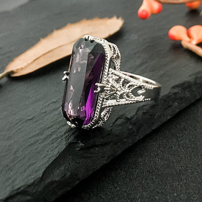 Bague Atropos <br> Moire divinité du destin
