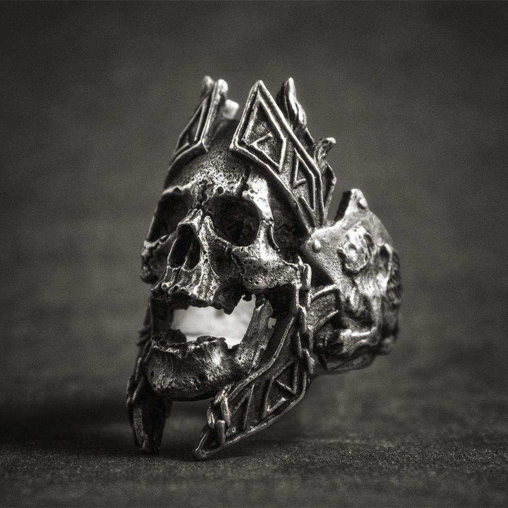 Bague Tête de mort Arès