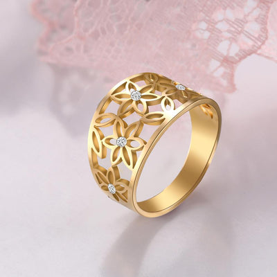 Bague Flora <br> Couronne de fleurs