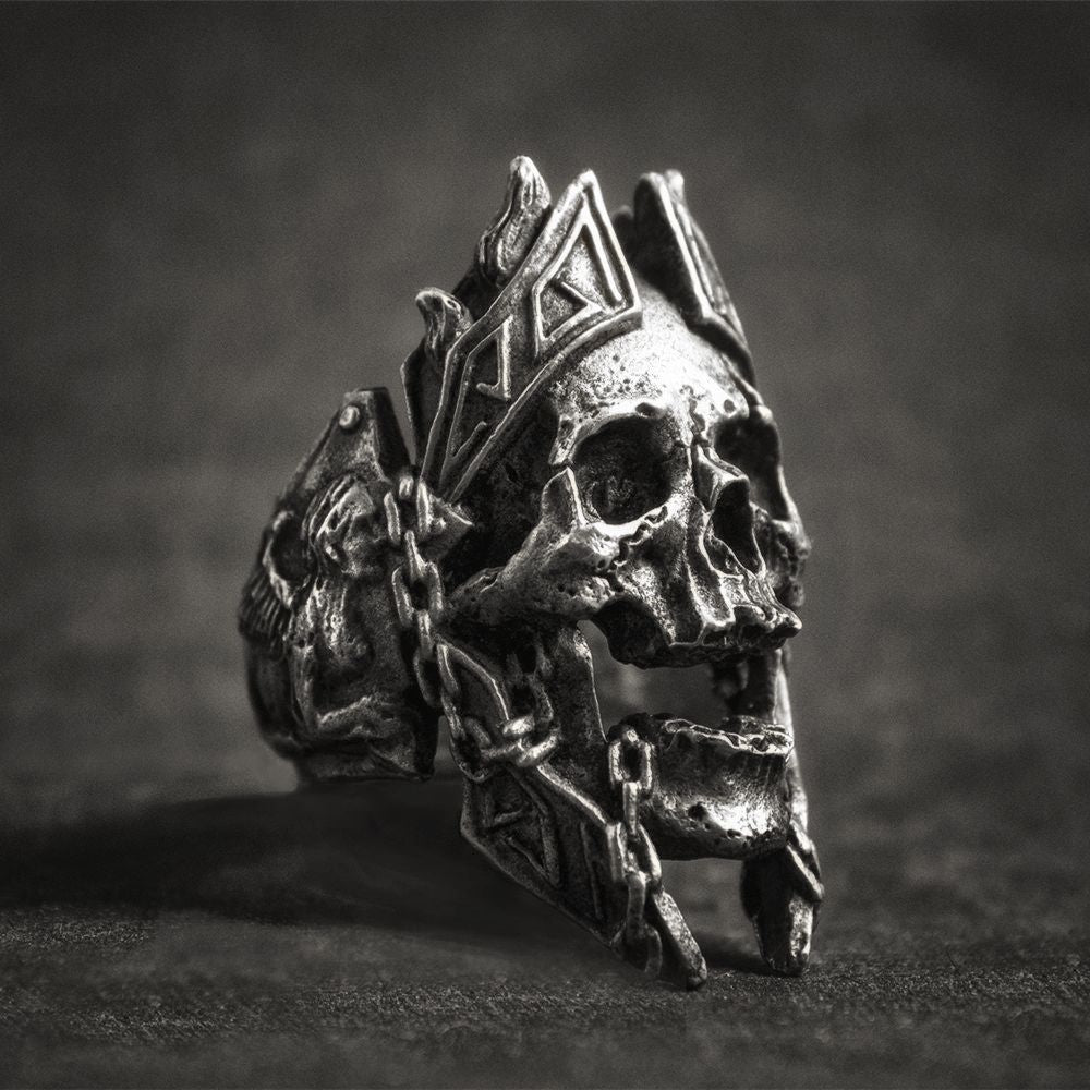 Bague Tête de mort Arès