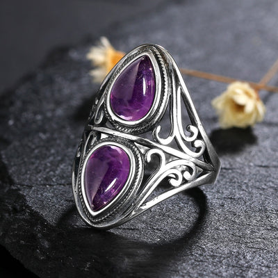 Bague Lachésis <br> Moire divinité du destin