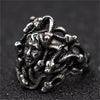 Gorgon Medusa Ring<br> Snake Braid