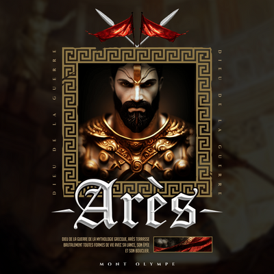 Sweat Arès Streetwear <br> mythologie grecque