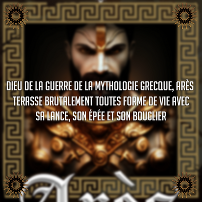 Sweat Arès Streetwear <br> mythologie grecque