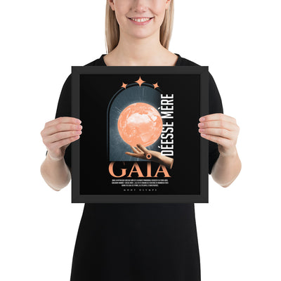 Framed Poster<br> Gaia Earth Titanide