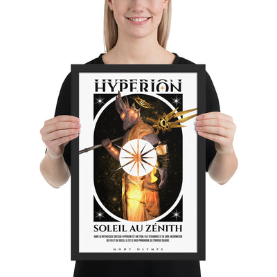 Poster Encadré <br> Hypérion Titan de la Guerre