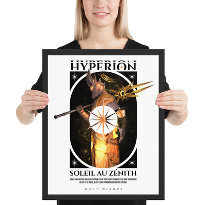 Poster Encadré <br> Hypérion Titan de la Guerre