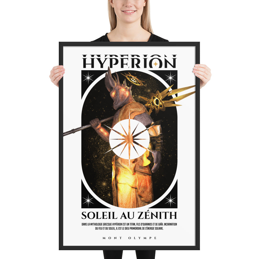 Framed Poster<br> Hyperion War Titan