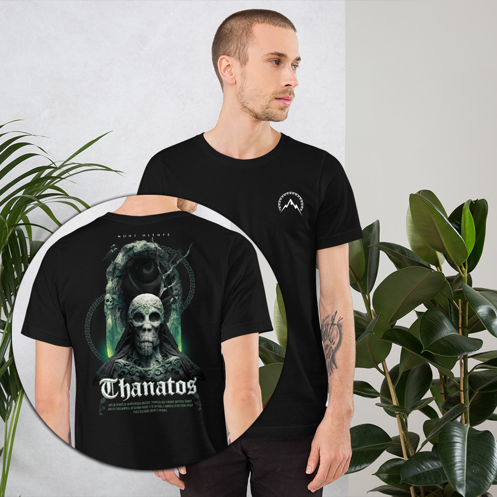 T-shirt Thanatos Streetwear <br> mythologie grecque