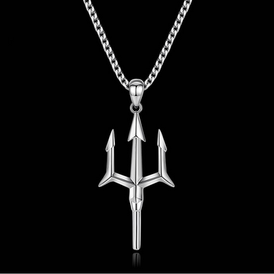 Poseidon pendant<br> Trident of the Ocean God